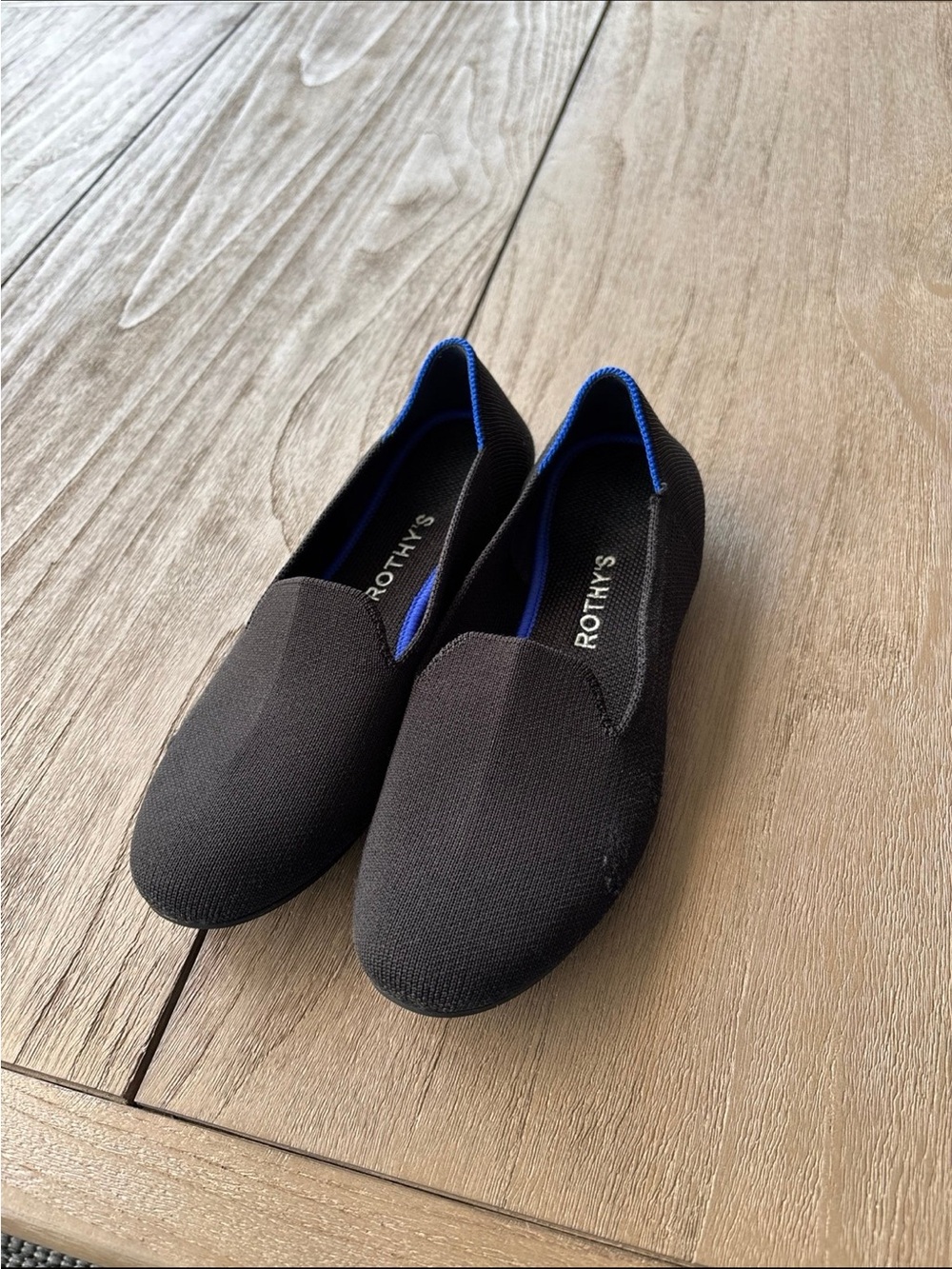 Rothy's Black Slip-On Flats